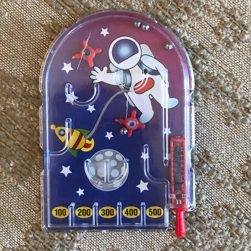 Space Pinball Mini Game Astronaut Stars Puzzle